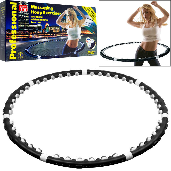 Trademark Commerce 80-jf070 Acu-hoop Pro Massaging Hoop Exerciser With Magnet