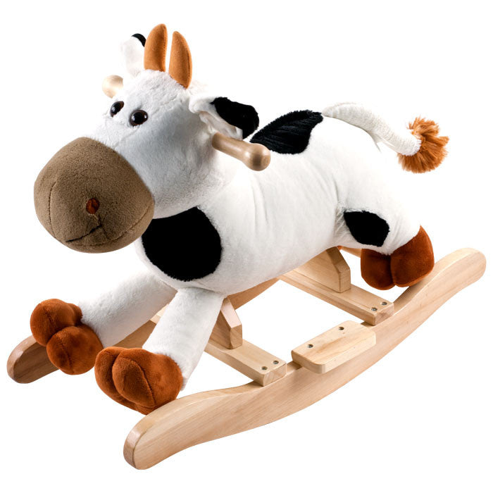 Trademark Commerce 80-rx8083 Happy Trails Plush Rocking Connie Cow With Sounds