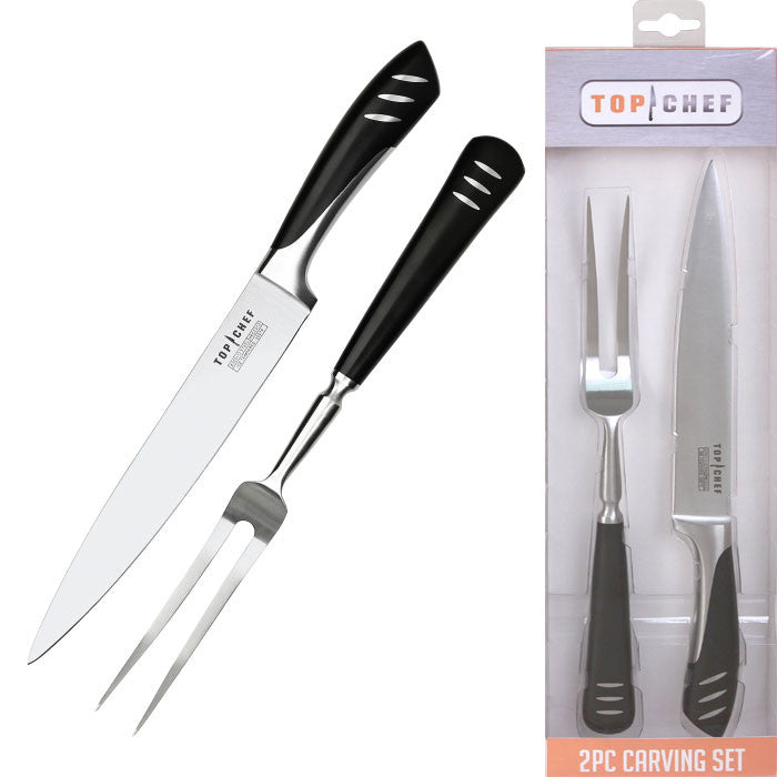 Top Chef 80-tc13 Top Chef Stainless Steel Carving Set - 2 Pieces