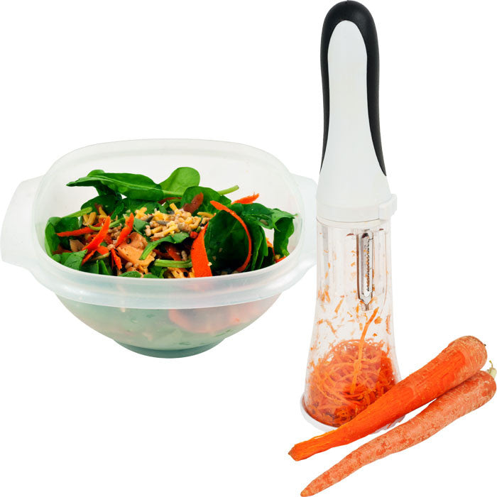 Trademark Commerce 82-4992 Bonzai All-in-one 3 Blade Peeler With Collecting Chamber