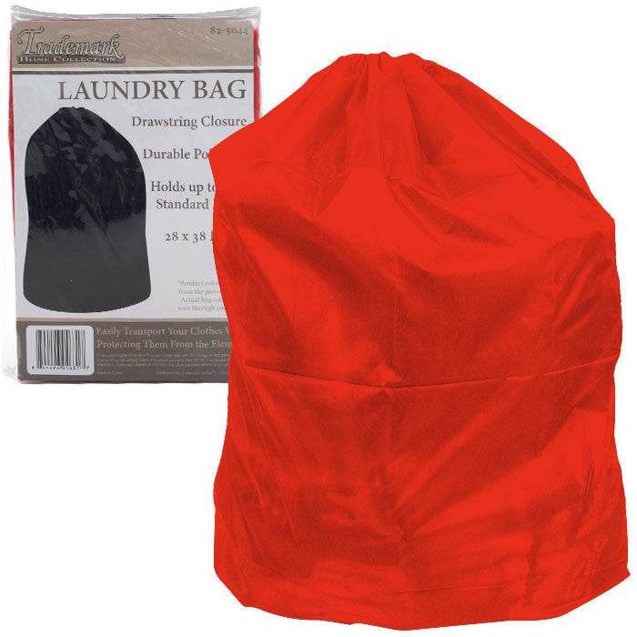 82-5044red Heavy Duty Jumbo Sized Nylon Laundry Bag - Red