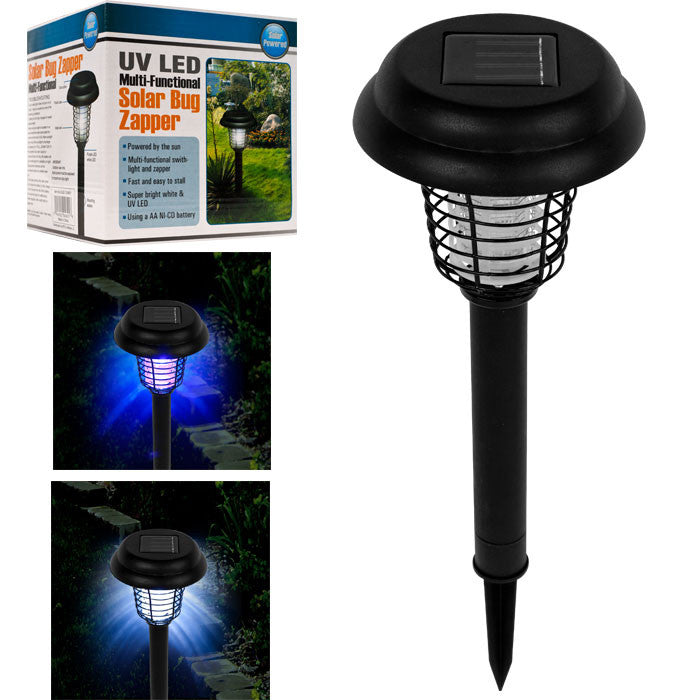 Trademark Commerce 82-6018 Solar Bug Zapper Led And Uv By Happy Campert