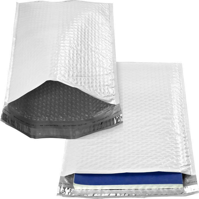 Trademark Commerce 95-poly1-100 100 Poly Bubble Mailers #1 Self Sealing - 7.25 X 11.25 Inch