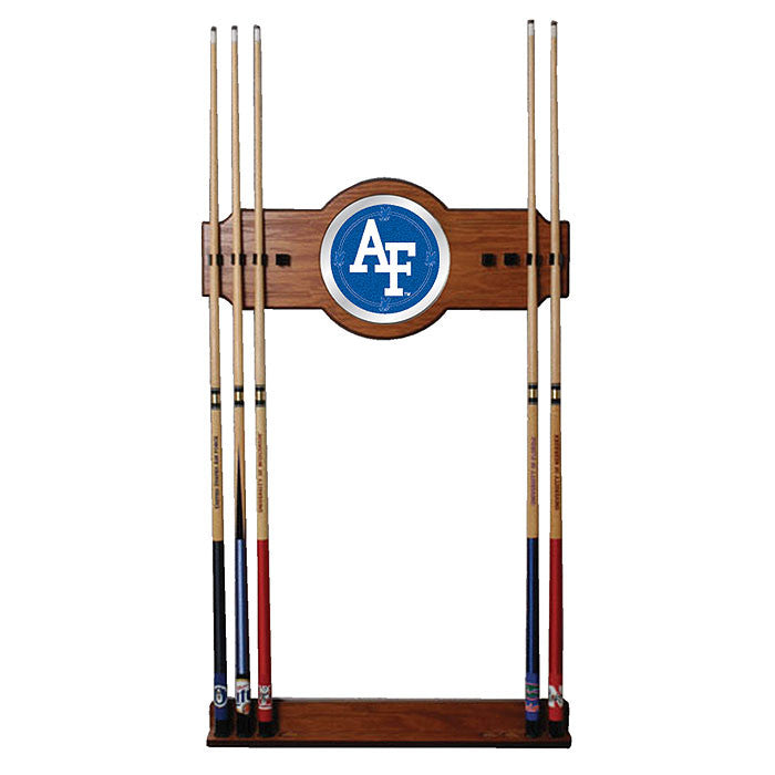 Trademark Commerce Clc6000-af Air Force Wood And Mirror Wall Cue Rack