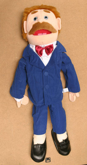 28" Dad Full Body Puppet White