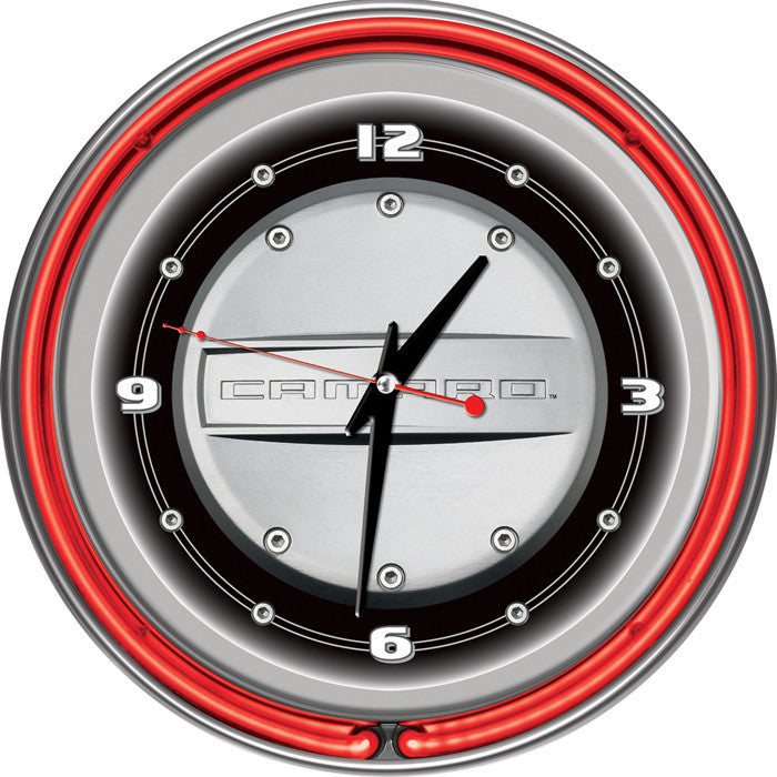 Trademark Commerce Gm1400-cam-fd Camaro 14 Inch Neon Clock