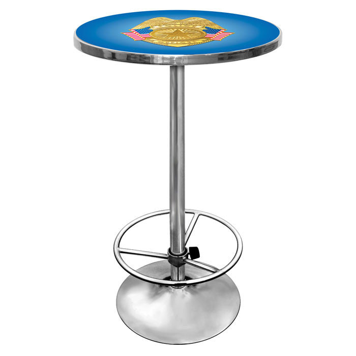 Po2000 Police Officer Chrome Pub Table