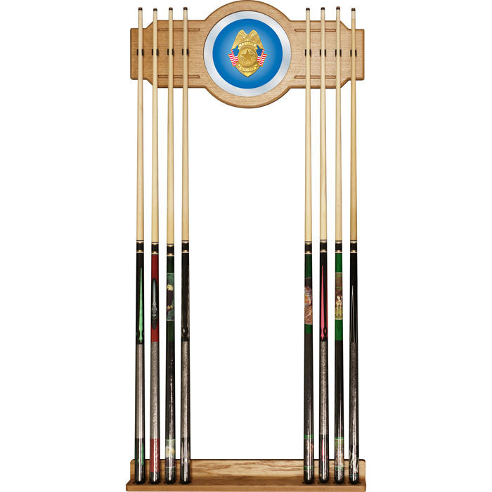 Po6000 Police Officer Billiard Cue Rack With Mirror