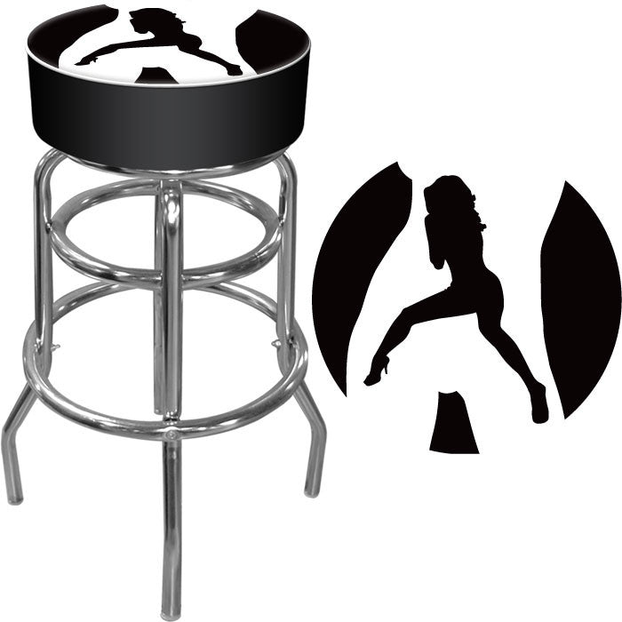 Trademark Commerce Sb-c-1000 Shadow Babes - C Series - High Grade Padded Bar Stool