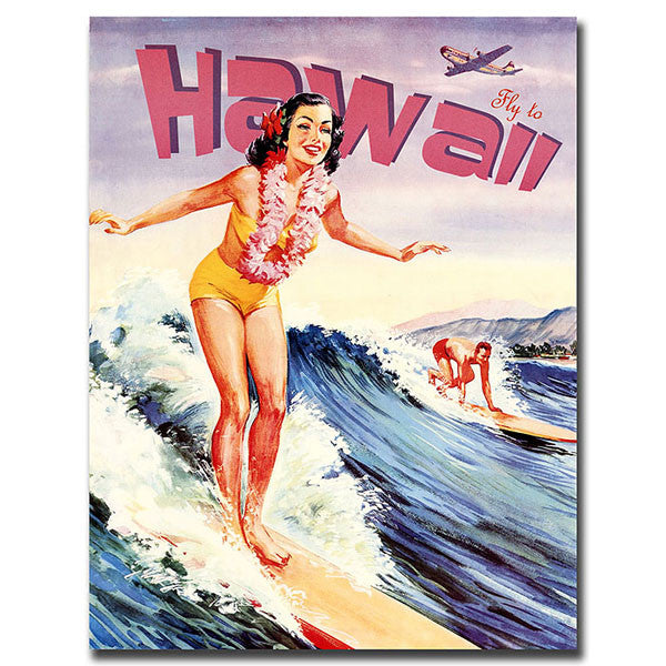 Hawaii-gallery Wrapped 24x32 Canvas Art