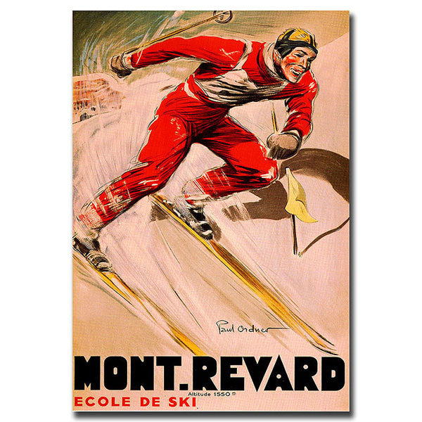 Mont Revard-gallery Wrapped 35x47 Canvas Art