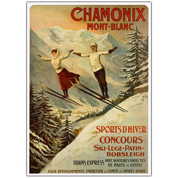 Chamonix Mont Blanc By Francisco Tamanjo-24x32 Canvas