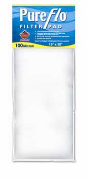 Pureflo 100 Micron Filter Pad 30 X 18" (1218)