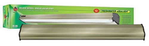 Coralife Freshwater Aqualight Single Linear Strip Compact Fluorescent Fixture, 1x96 Watt, 36 Inch (53016)