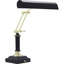 House Of Troy P14-233-617 14" Black/polished Brass Piano Lamp
