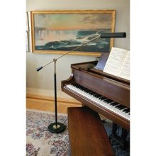 House Of Troy Pfl-617 Black Piano Floor Withpolished Brass