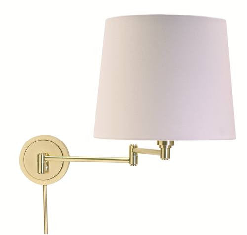 House Of Troy Th725-rb Raw Brass Wall Swing Lamp