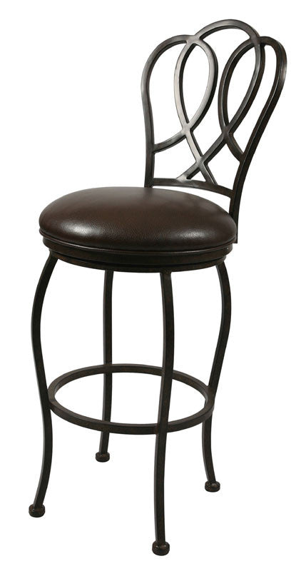 Tscshops Exclusive! Tsc Furniture 26" Barstool Without Arms In Autumn Rust Upholstered In Ford Brown