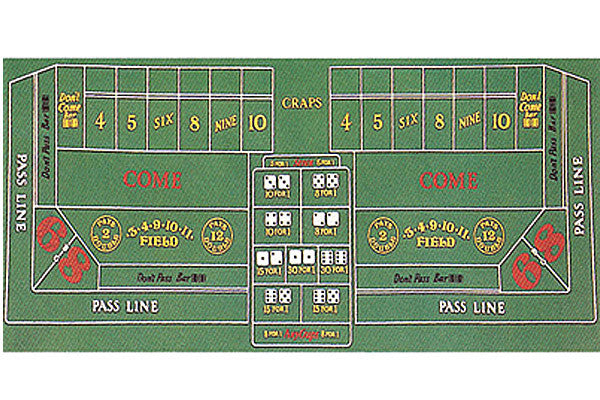 Brybelly Acc-0046 Craps Table Felt 72x36