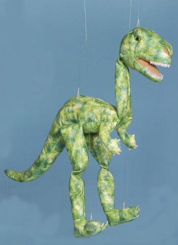 38" Dinosaur Green Marionette Wb967f