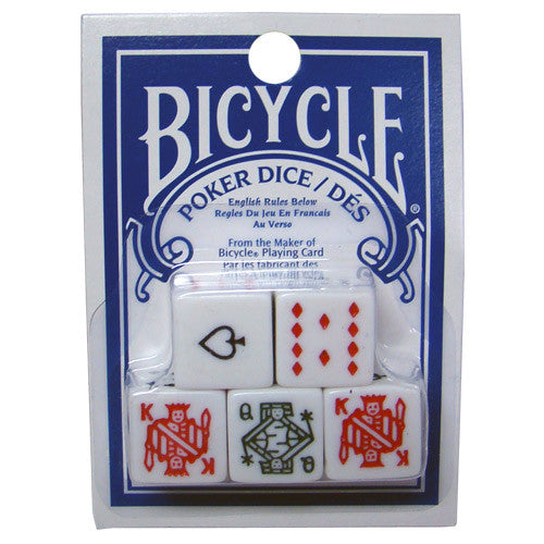 Brybelly Acp-0057 Bicycle Poker Dice Packs - 25 Dice