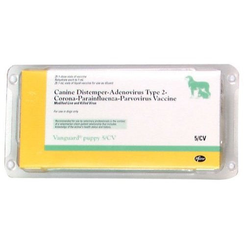 Vanguard Puppy 5/cv Vaccine (25 Dose)