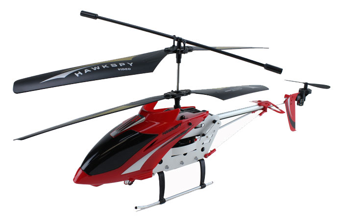 3.5ch Hawkspy Lt-711 Rc Helicopter With Gyro And Spycam - Red