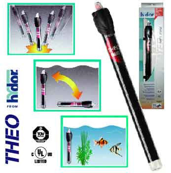 Hydor Usa Inc. Theo 200 Watt Submersible Shatterproof Heater 12" Hy00036