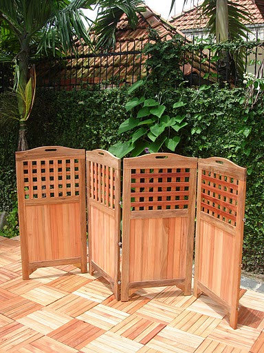 Vifah V163 Outdoor Wood Privacy Screen