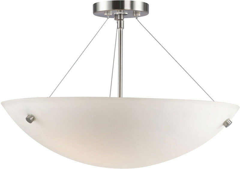 Woodbridge Lighting Dish Indoor Lighting Semi-flush Mount 13635stn-c51801