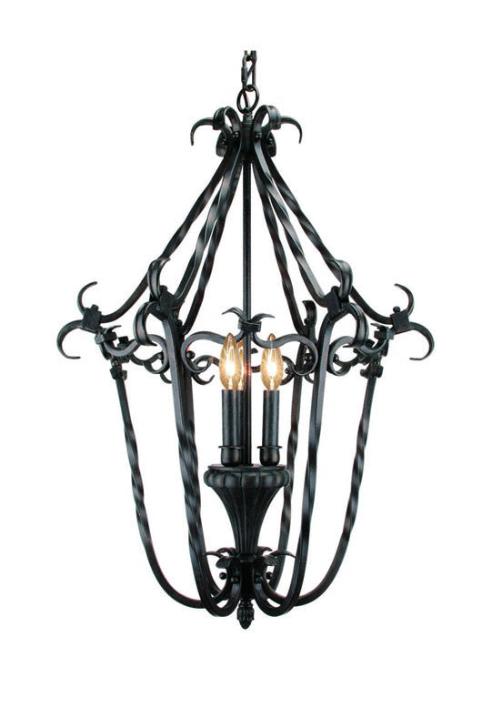 Woodbridge Lighting Rosedale 3-light Tortoise Shell Foyer Light