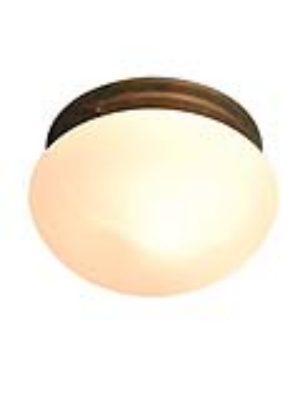 Woodbridge Lighting Basic 2-light Marbled Bronze Mushroom Glass Flush Mount