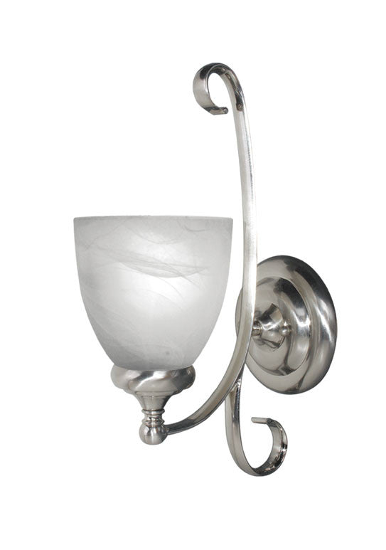 Woodbridge Lighting Kenshaw 1-light Satin Nickel Wall Light