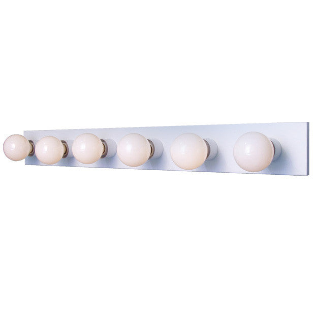 Woodbridge Lighting Basic 6-light Bright White Bath Bar