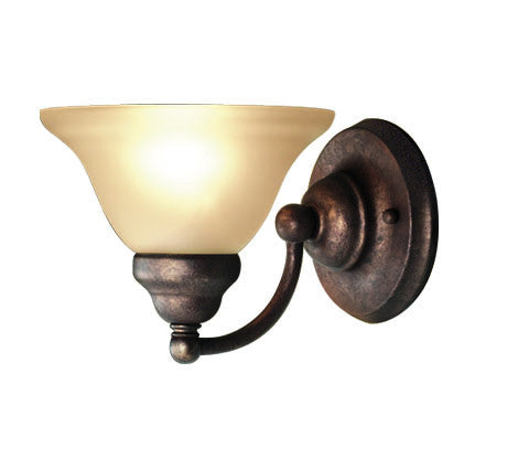 Woodbridge Lighting Anson 1-light Marbled Bronze Bath Light