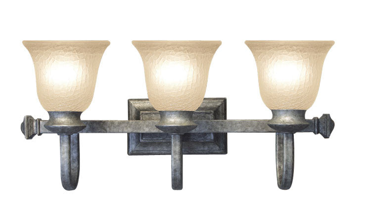 Woodbridge Lighting Dresden 3-light Greystone Bath Bar