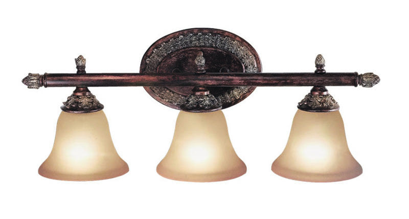 Woodbridge Lighting Worthington 3-light Bark Bath Light