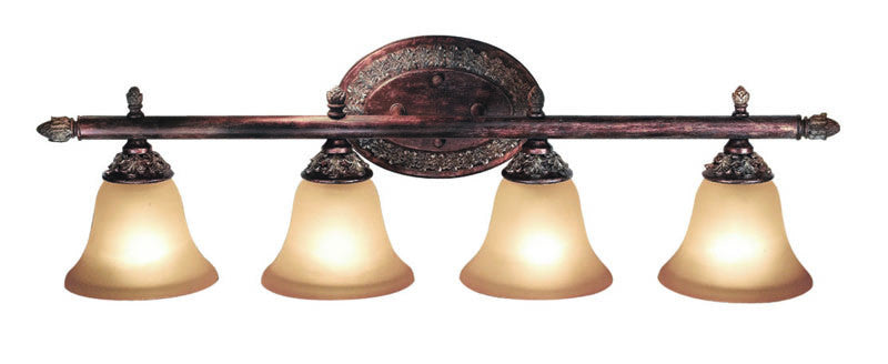 Woodbridge Lighting Worthington 4-light Bark Bath Light