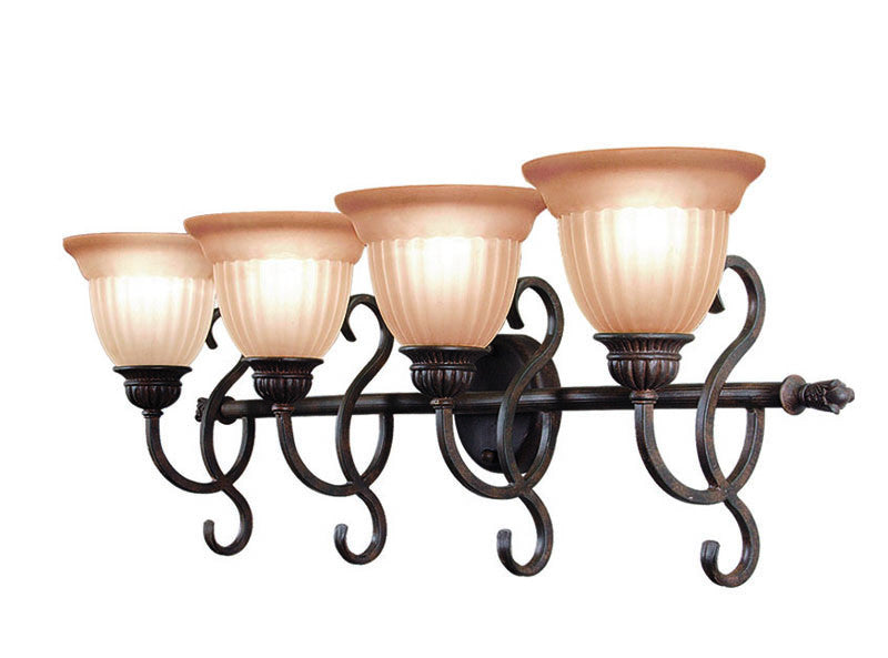 Woodbridge Lighting Fairhaven 4-light Restoration Bronze Bath Light