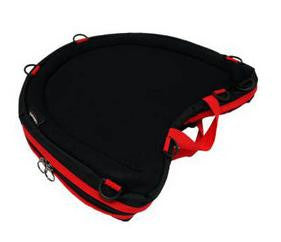 Equip-able Ltd. Eql-tcc-r Trabasack Curve Connect-velcro Lap Tray/storage Bag W/red Trim