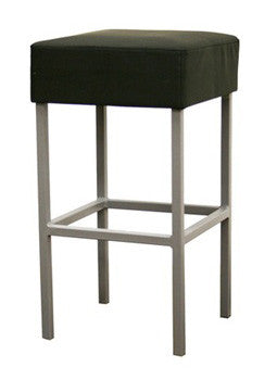 Andante Black Faux Leather Counter Stool 13.25"