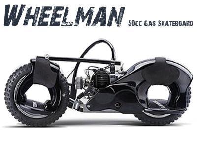 Wheelman 50cc Skateboard Black