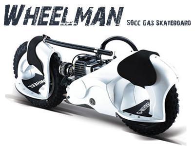 Wheelman 50cc Skateboard White