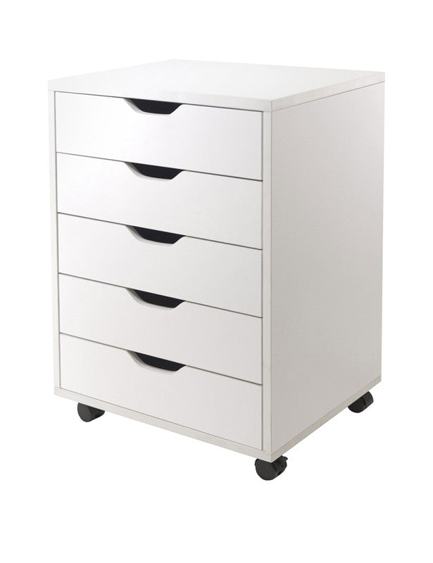 Winsome Wood 10519 Halifax Cabinet For Closet / Office, 5 Drawers, White