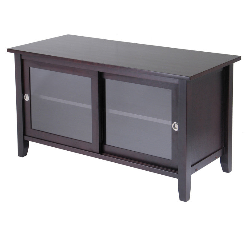Winsome Wood 92044 Tv Media Stand With Sliding Doors