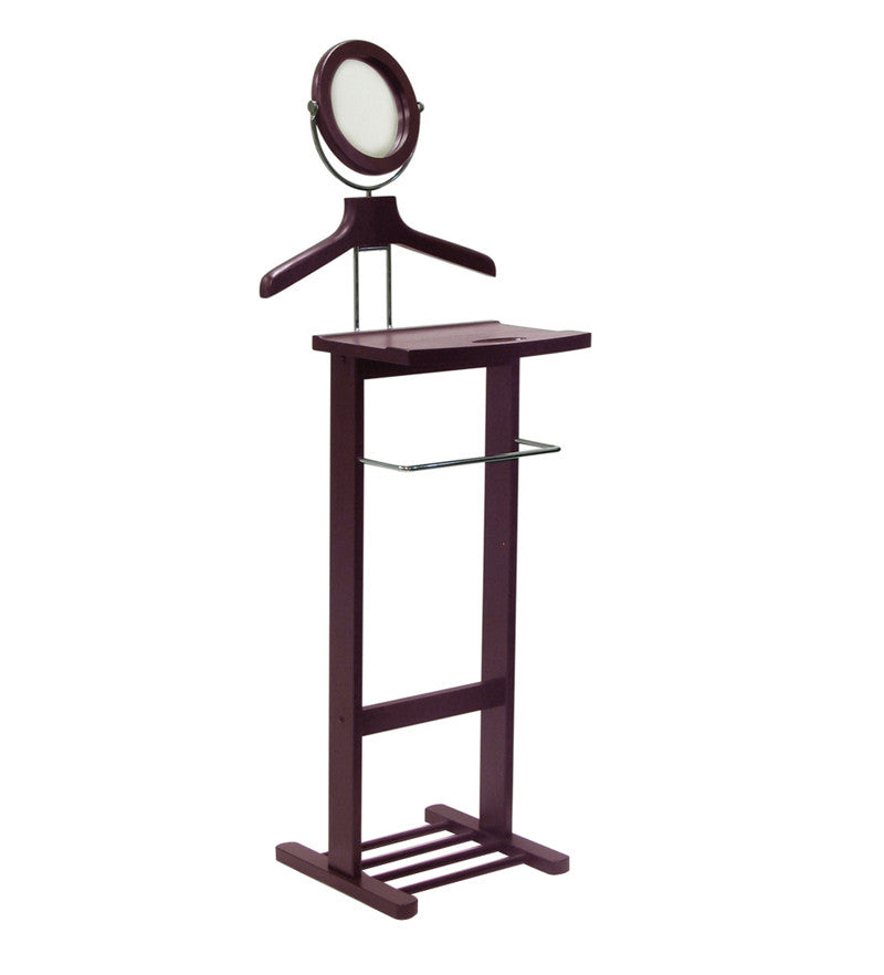 Winsome Wood 92055 Valet Stand With Mirror, Open Base