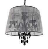 Warehouse Of Tiffany Rl7591 Charmian Crystal Elegant Shade-white Hanging