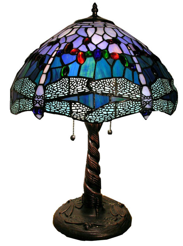 Tiffany Style Dragonfly Lamp By Warehouse Of Tiffany Wht008