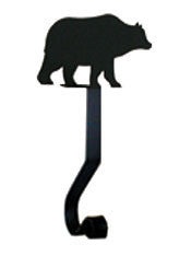 Wrought Iron Bear Mantel Hook