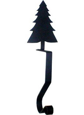 Wrought Iron Pine Tree Mantel Hook